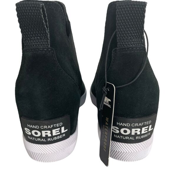 Sorel Black Out N About Slip On Wedge Boots Waterproof Size 11 NEW - Picture 8 of 11